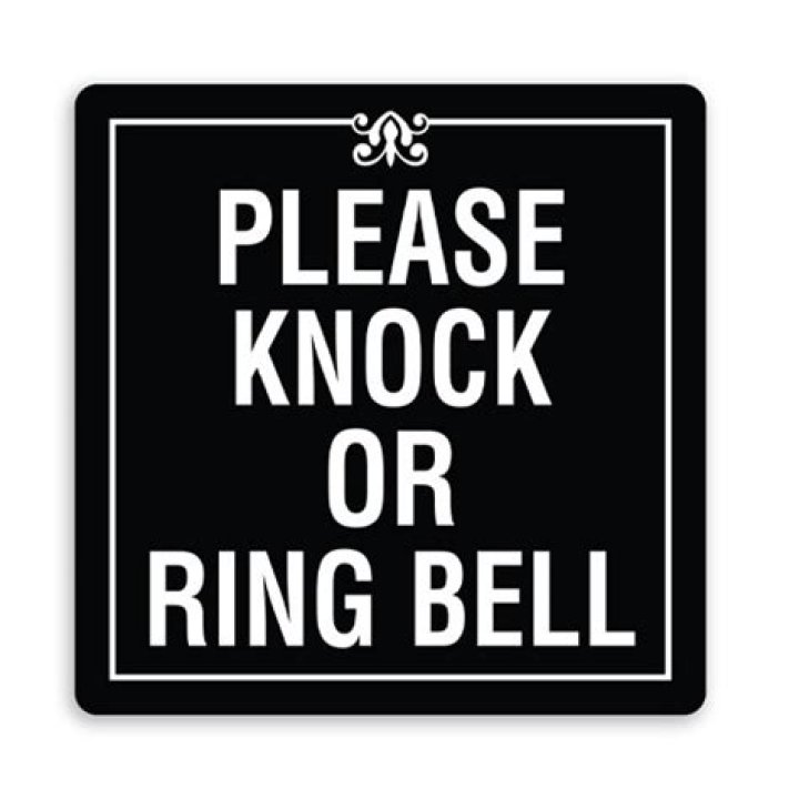 Buy Ring Bell or Knock Hard Do Not Leave Packages Unattended Delivery