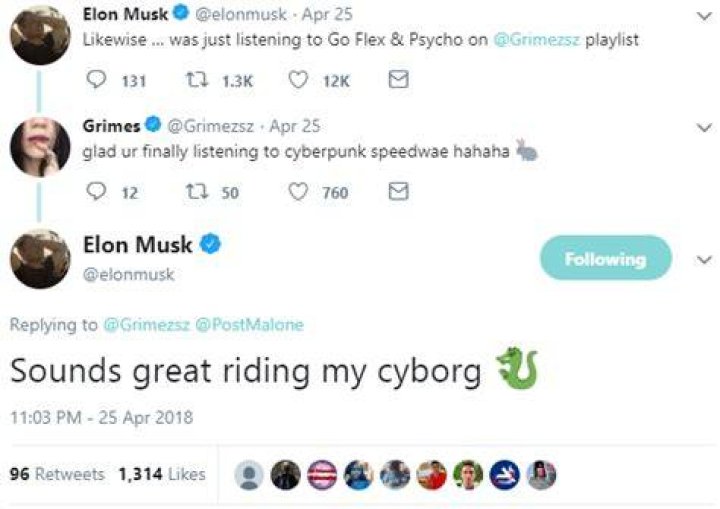 Elon Musk, Twitter, And Grimes